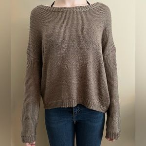 Forever 21 Brown Knit Sweater